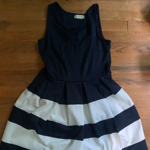 Cute Navy and White dress